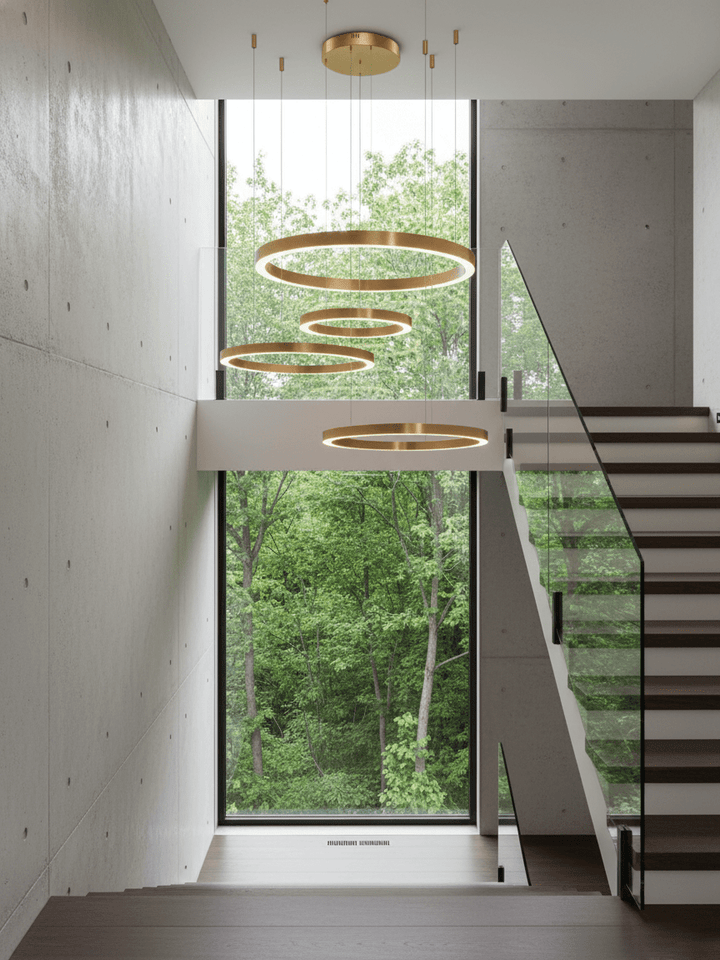 Lampa wisząca LED w kształcie pierścienia