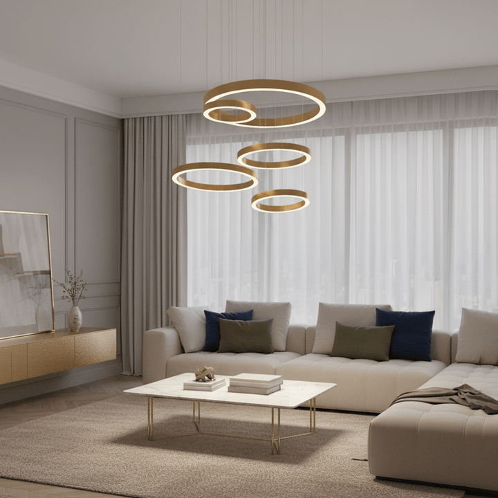 Lampa wisząca LED w kształcie pierścienia