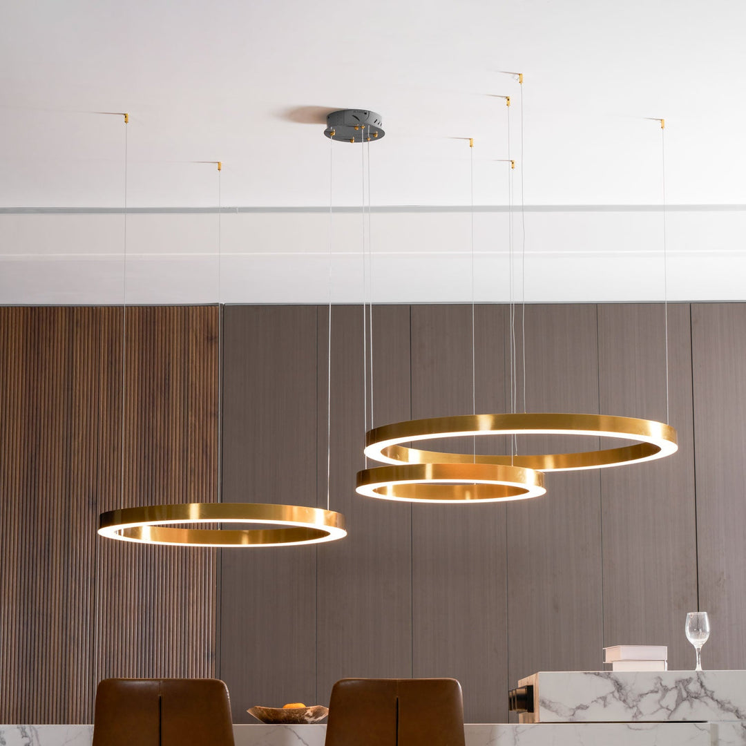 Lampa wisząca LED w kształcie pierścienia