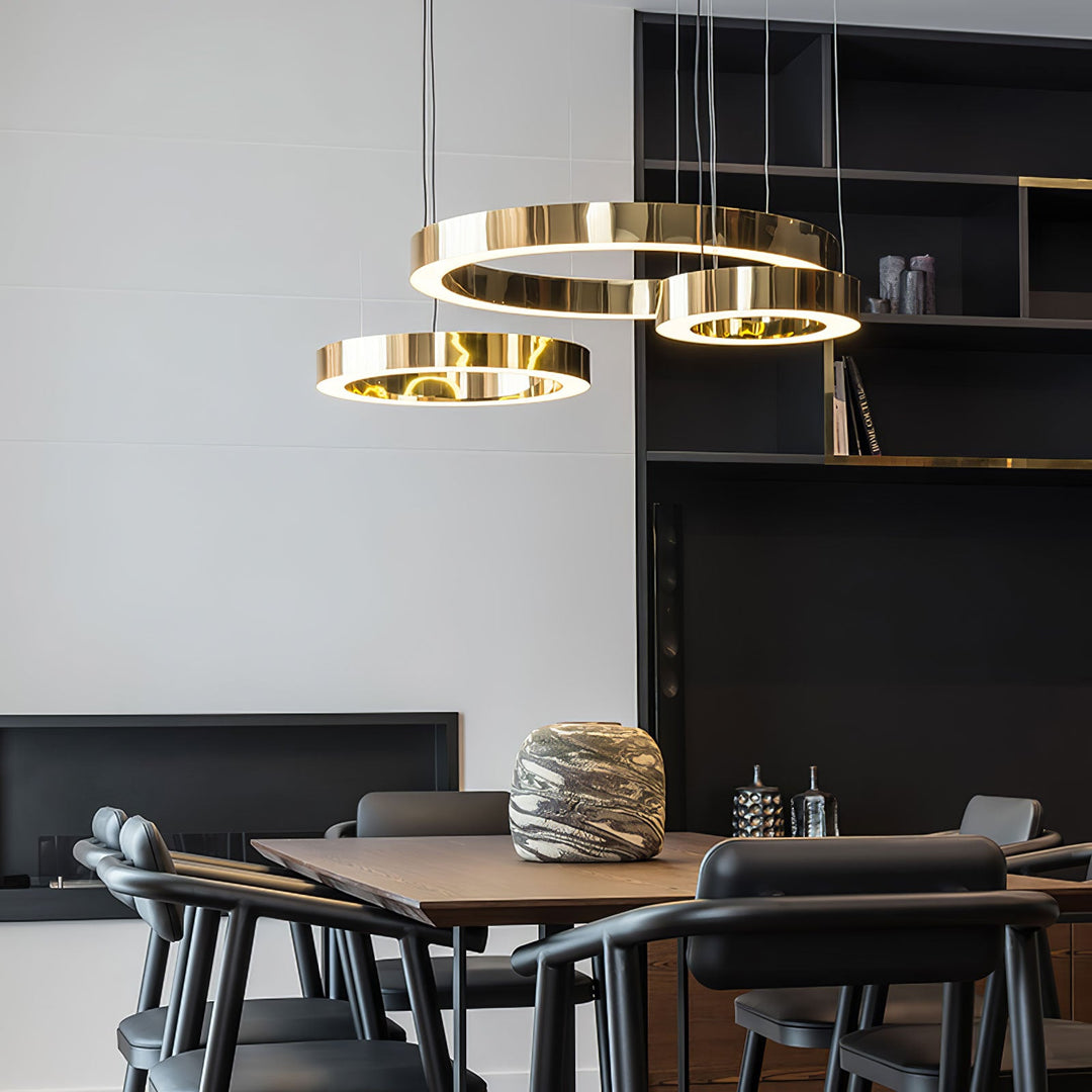 Lampa wisząca LED w kształcie pierścienia