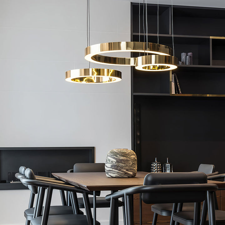Lampa wisząca LED w kształcie pierścienia