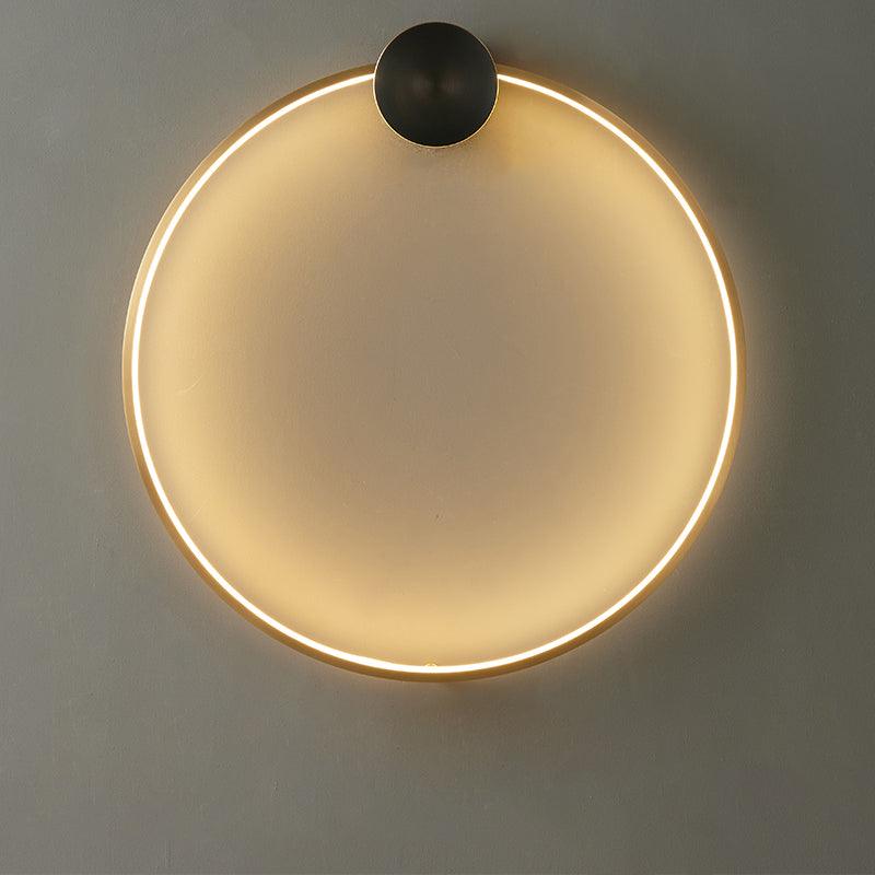 Lampa ścienna LED w kształcie pierścienia