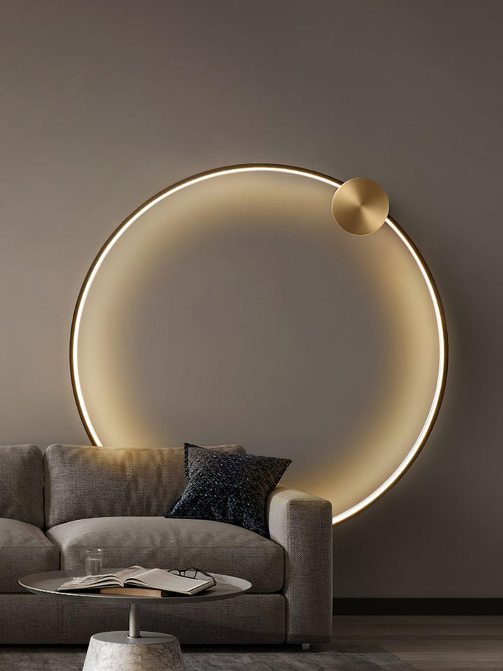 Lampa ścienna LED w kształcie pierścienia