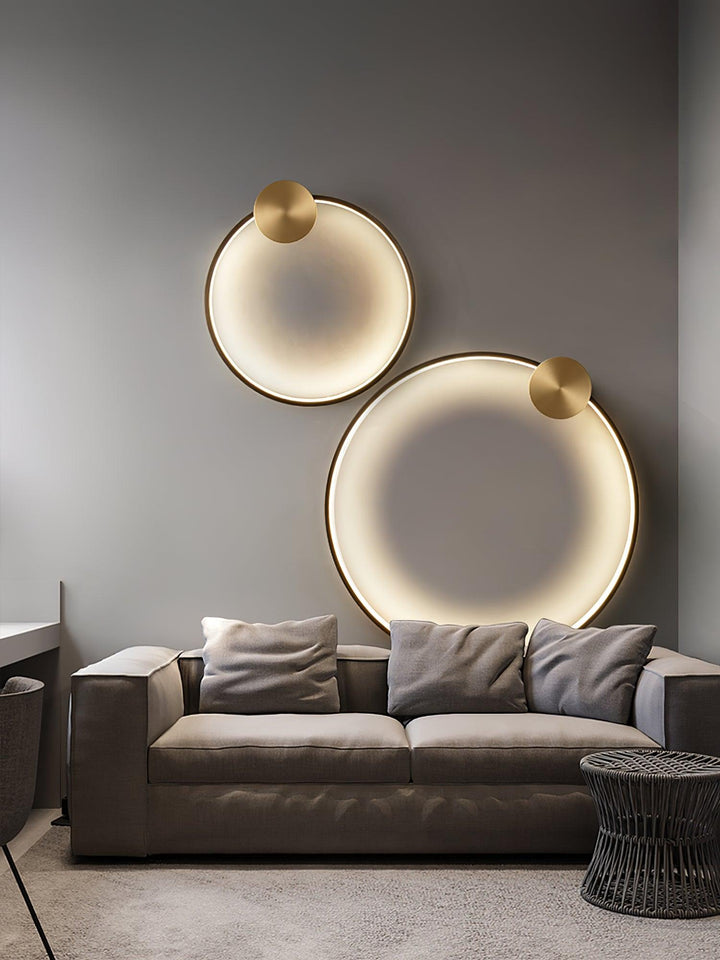 Lampa ścienna LED w kształcie pierścienia