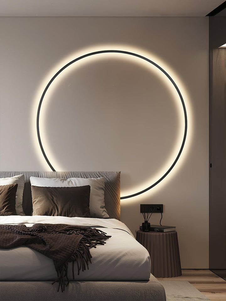 Lampa ścienna LED w kształcie pierścienia