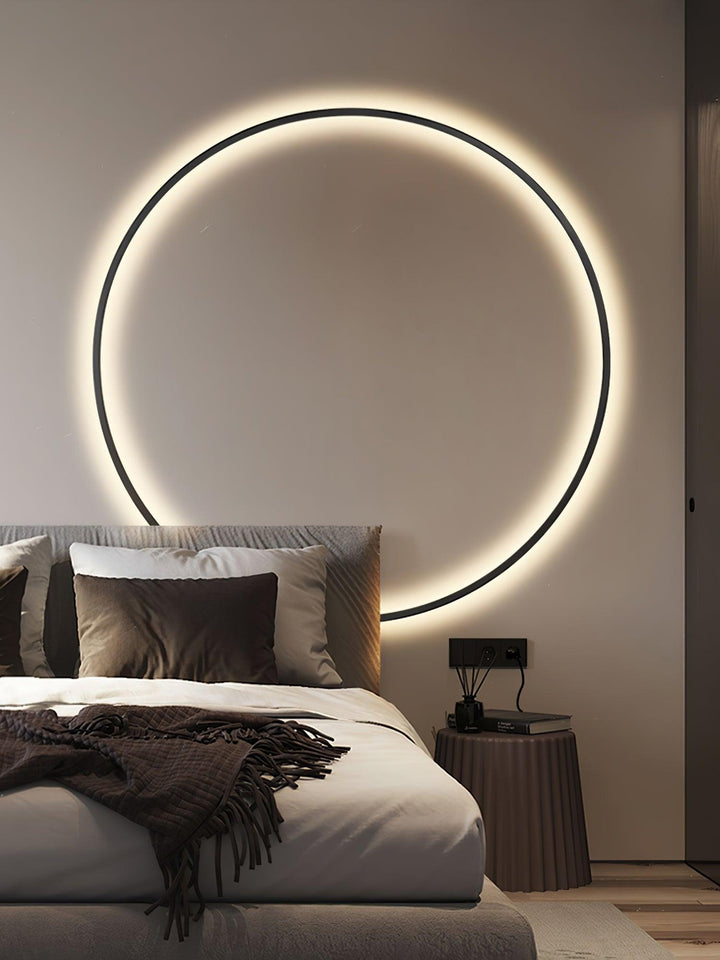 Lampa ścienna LED w kształcie pierścienia