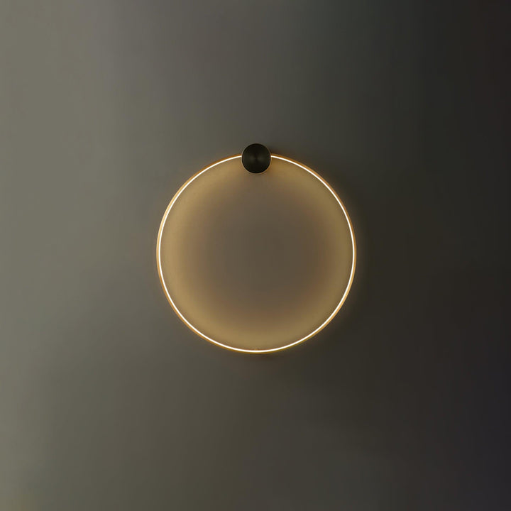 Lampa ścienna LED w kształcie pierścienia