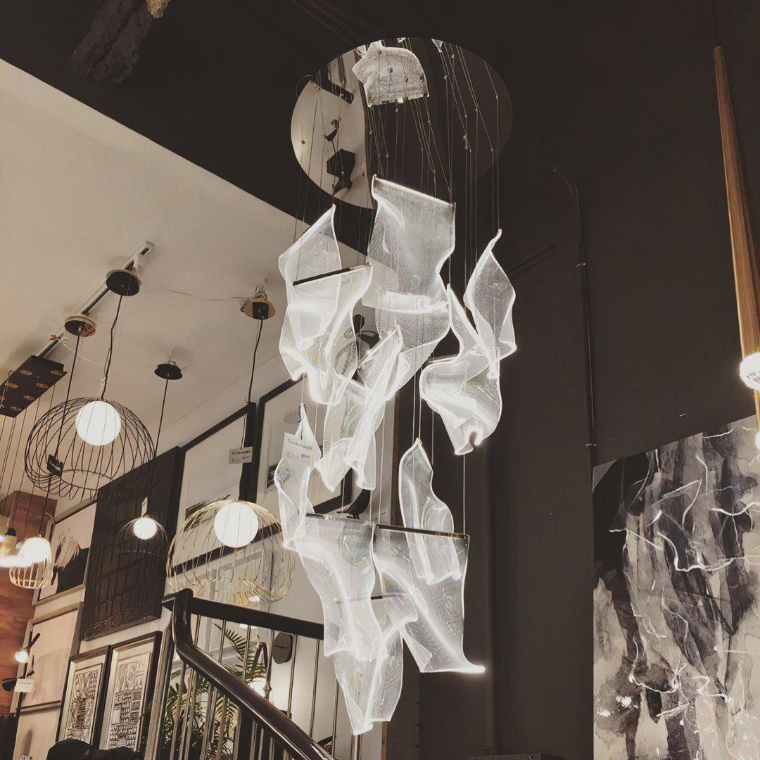 Kryształowy Żyrandol LED