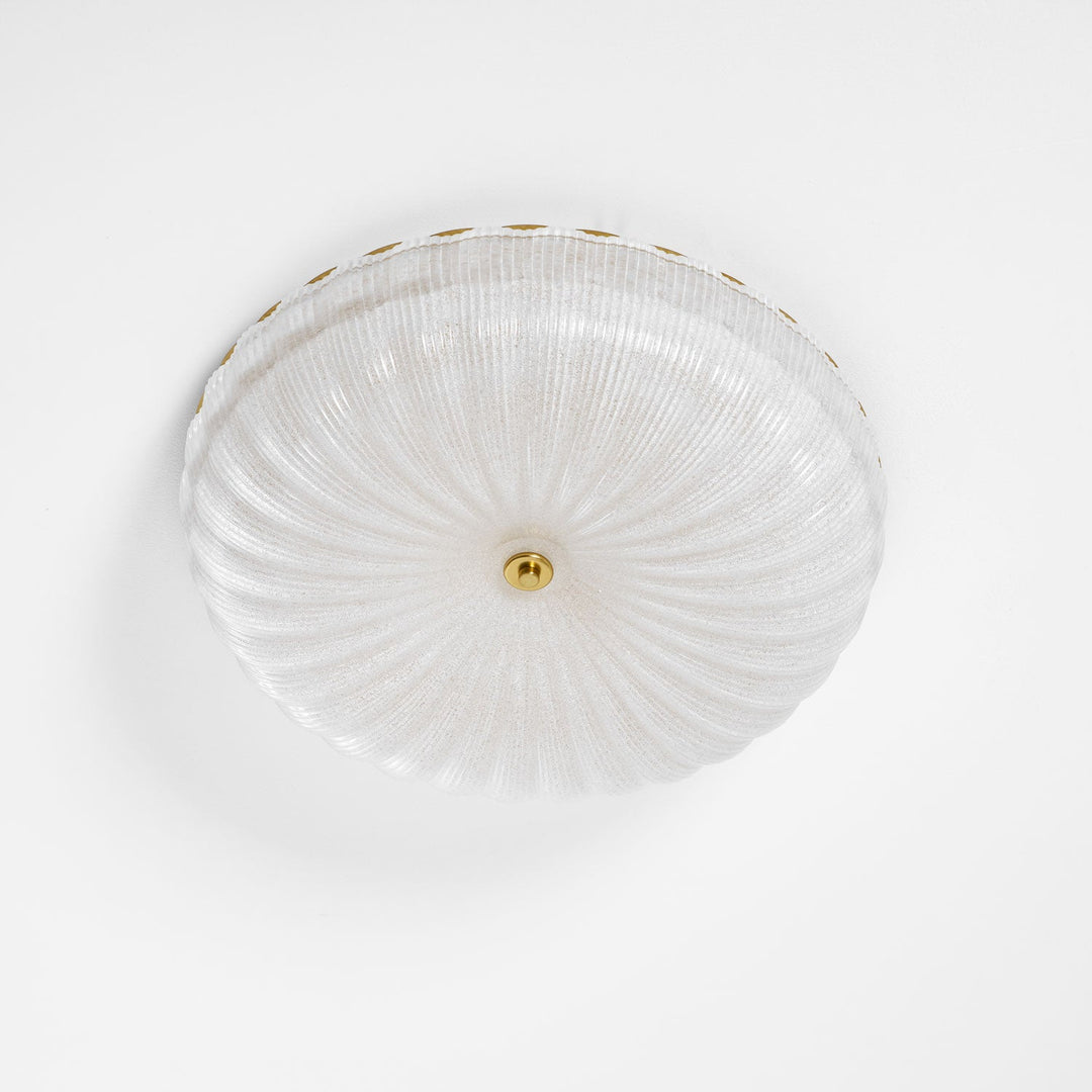 Szklana lampa sufitowa Ripple