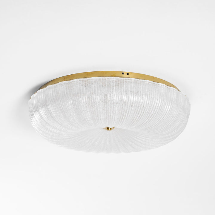 Szklana lampa sufitowa Ripple