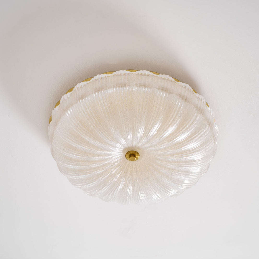 Szklana lampa sufitowa Ripple