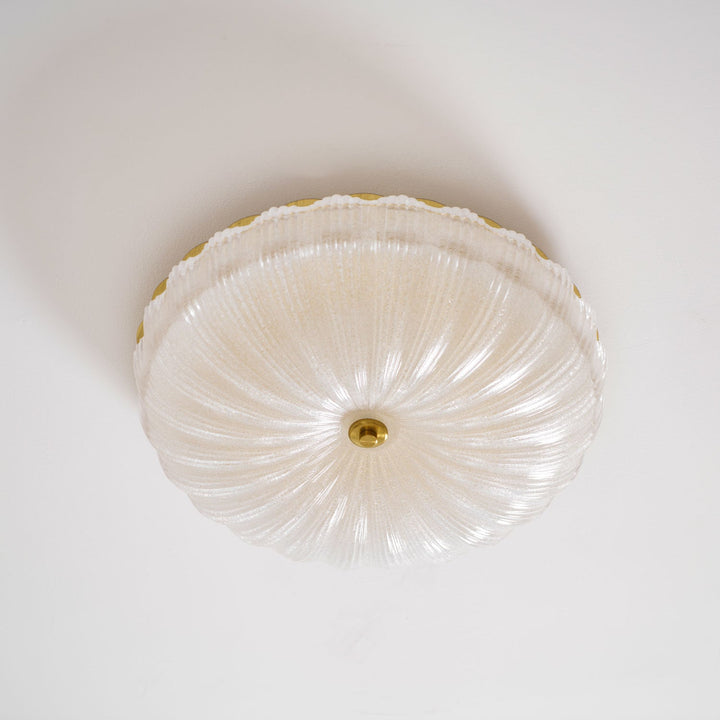 Szklana lampa sufitowa Ripple