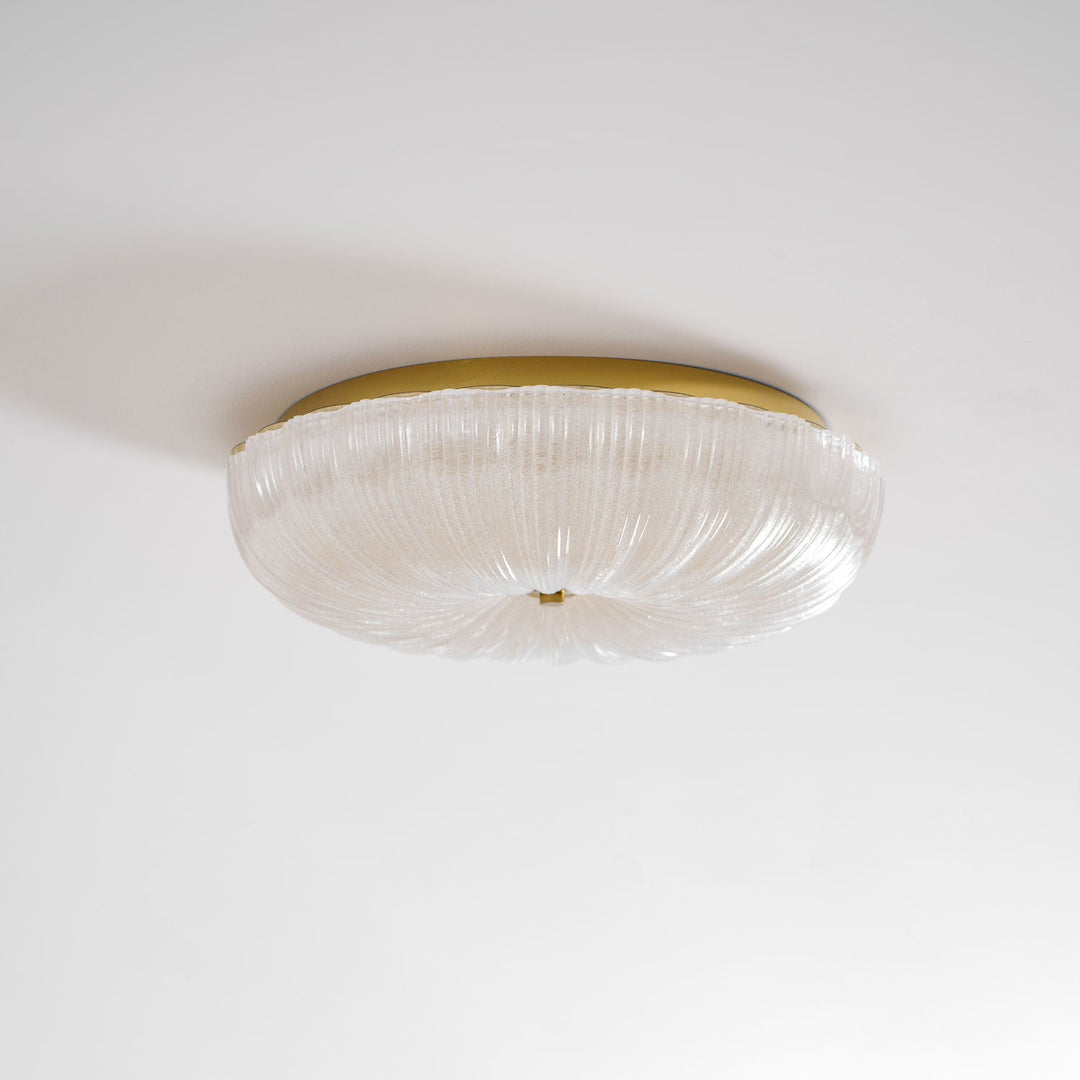 Szklana lampa sufitowa Ripple