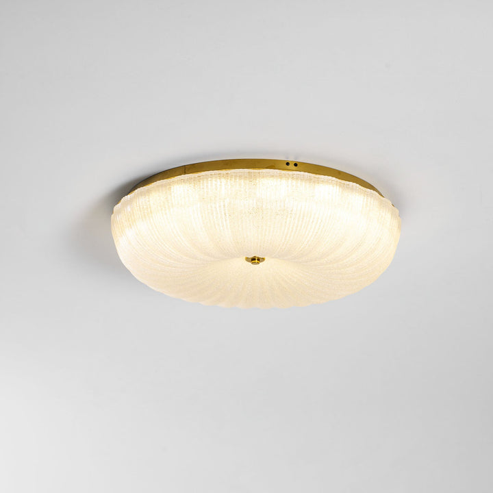 Szklana lampa sufitowa Ripple