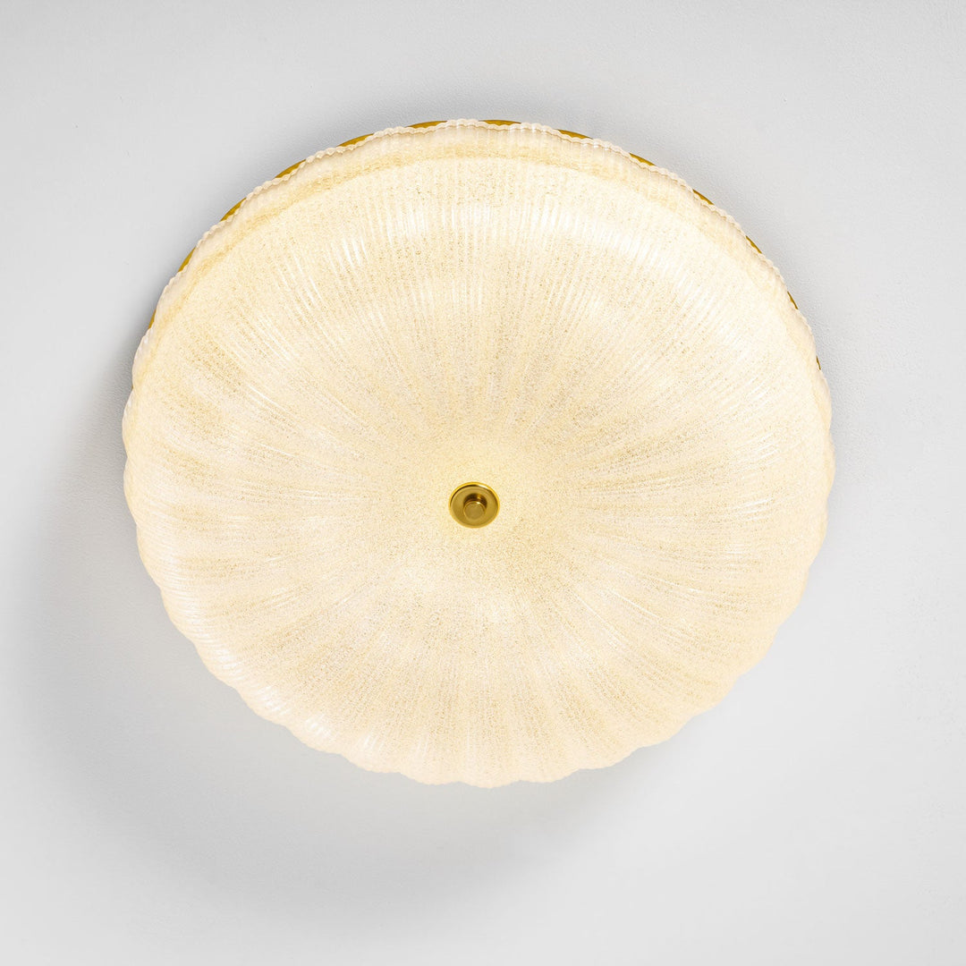 Szklana lampa sufitowa Ripple
