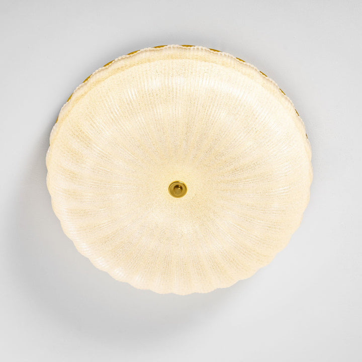 Szklana lampa sufitowa Ripple