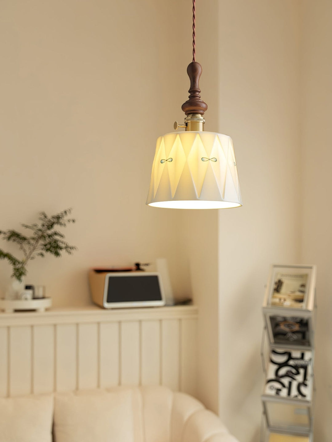 Lampa Wisząca Ceramiczna Roselind