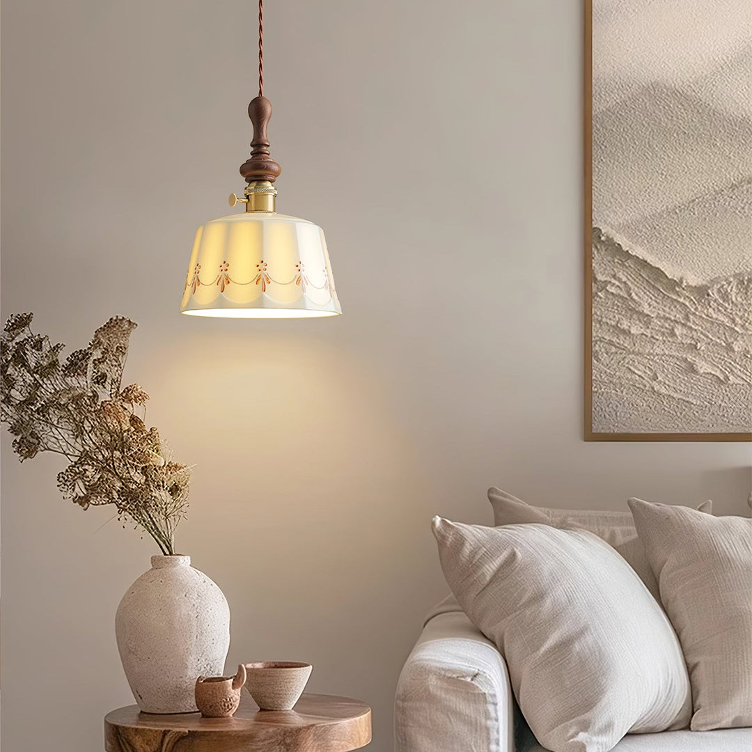 Lampa Wisząca Ceramiczna Roselind