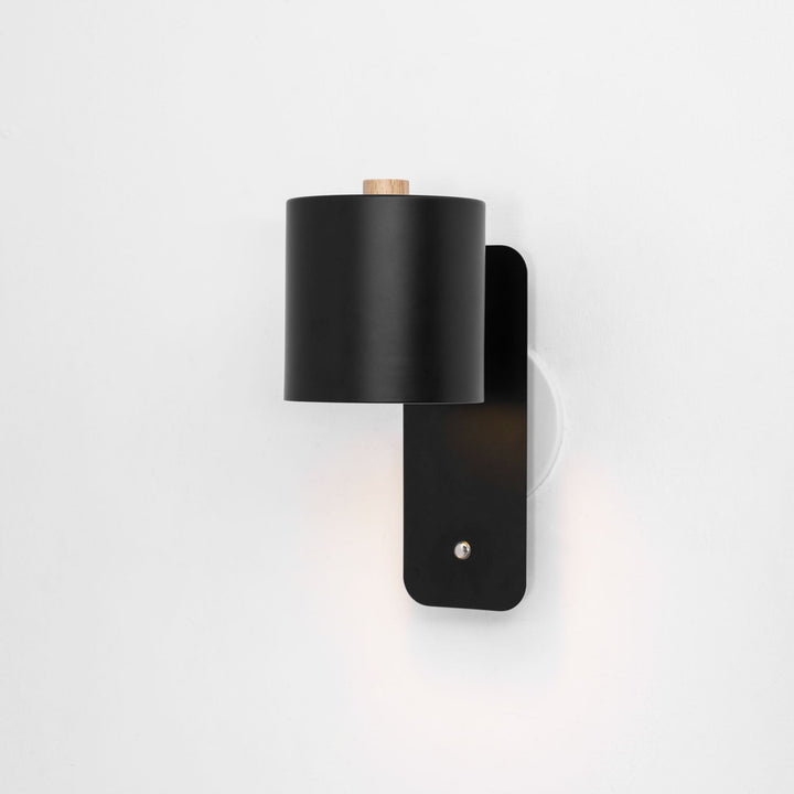 Obrotowa Lampa Ścienna Cylindryczna na Akumulator