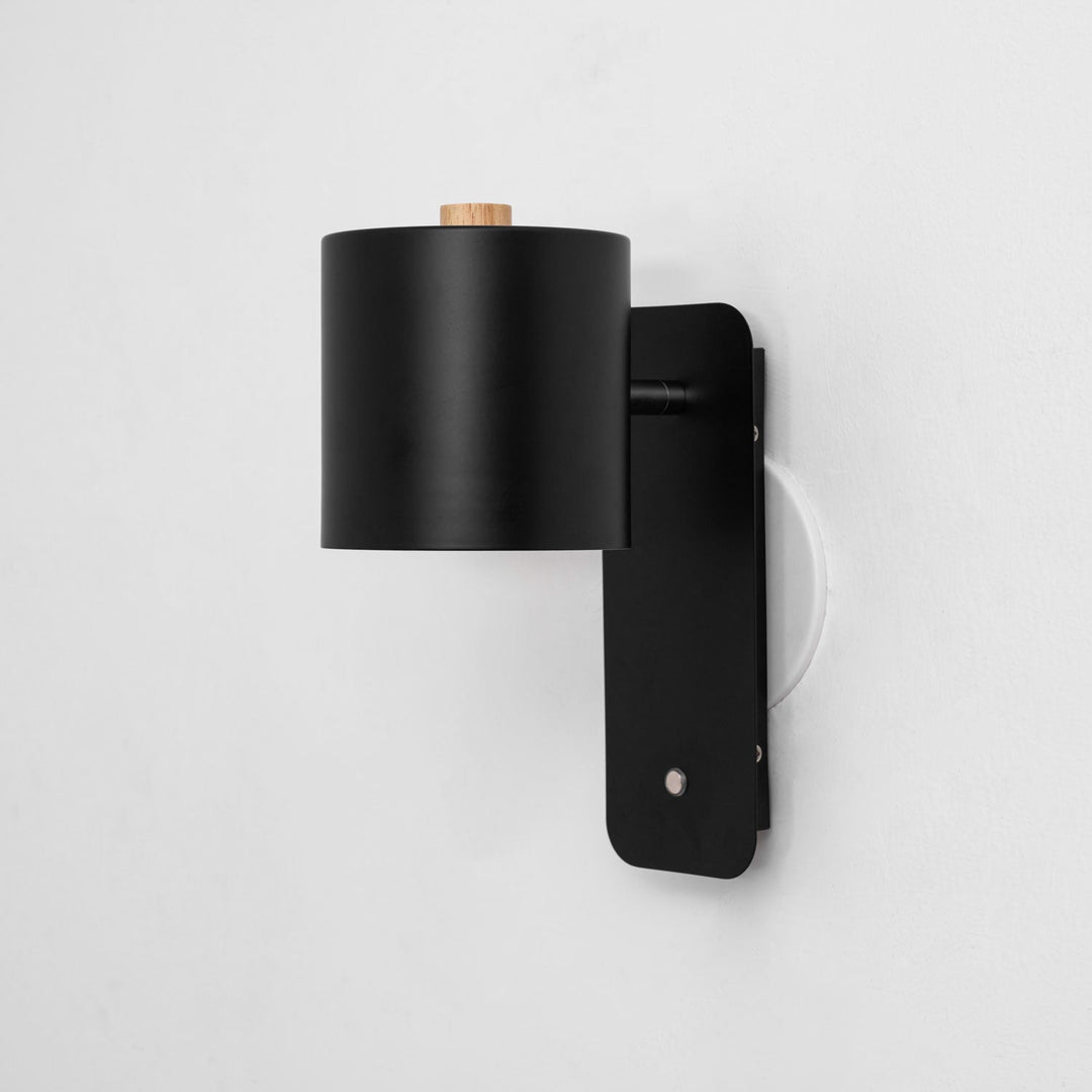 Obrotowa Lampa Ścienna Cylindryczna na Akumulator