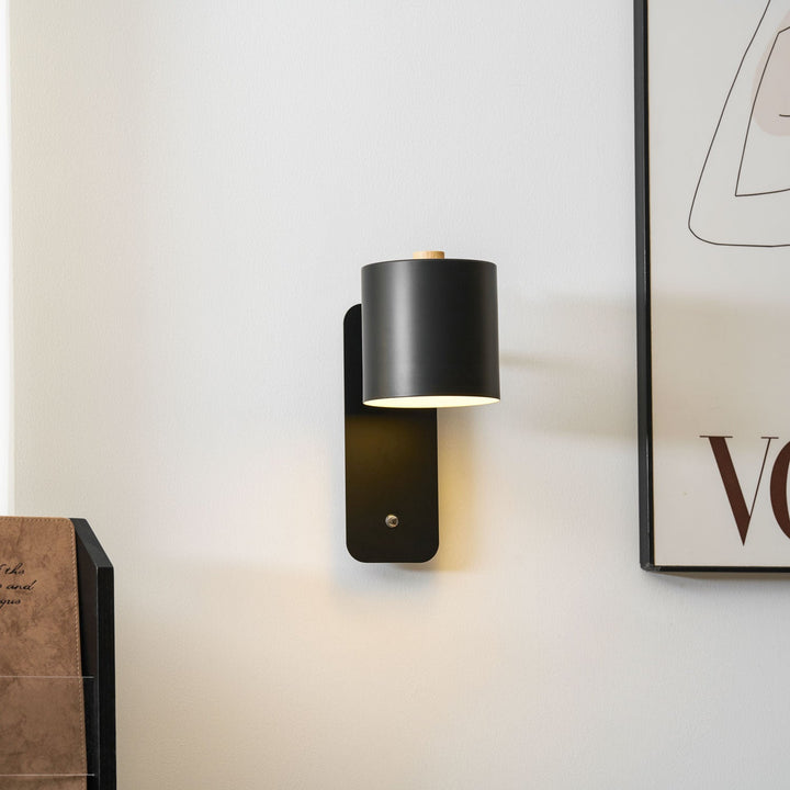 Obrotowa Lampa Ścienna Cylindryczna na Akumulator