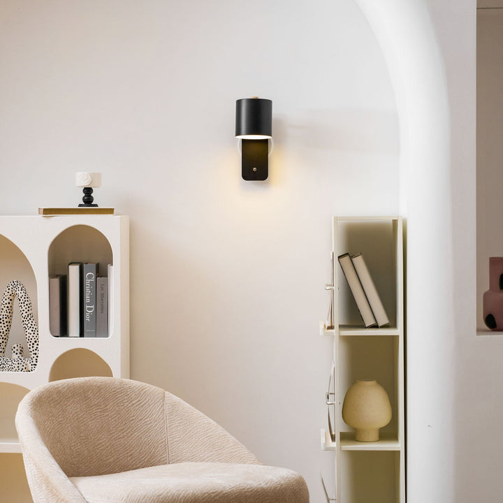 Obrotowa Lampa Ścienna Cylindryczna na Akumulator