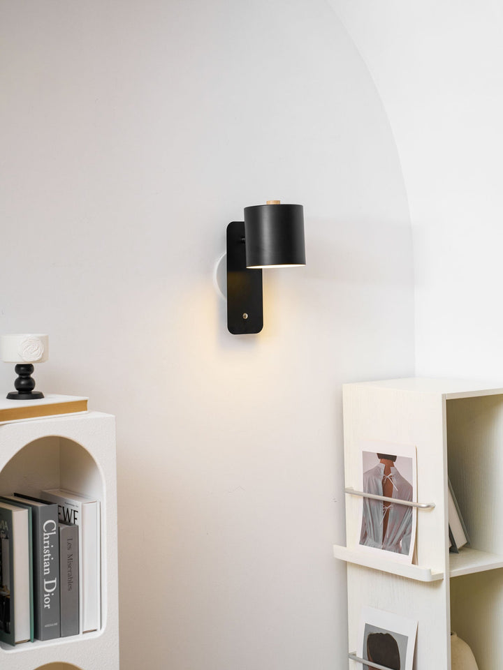 Obrotowa Lampa Ścienna Cylindryczna na Akumulator