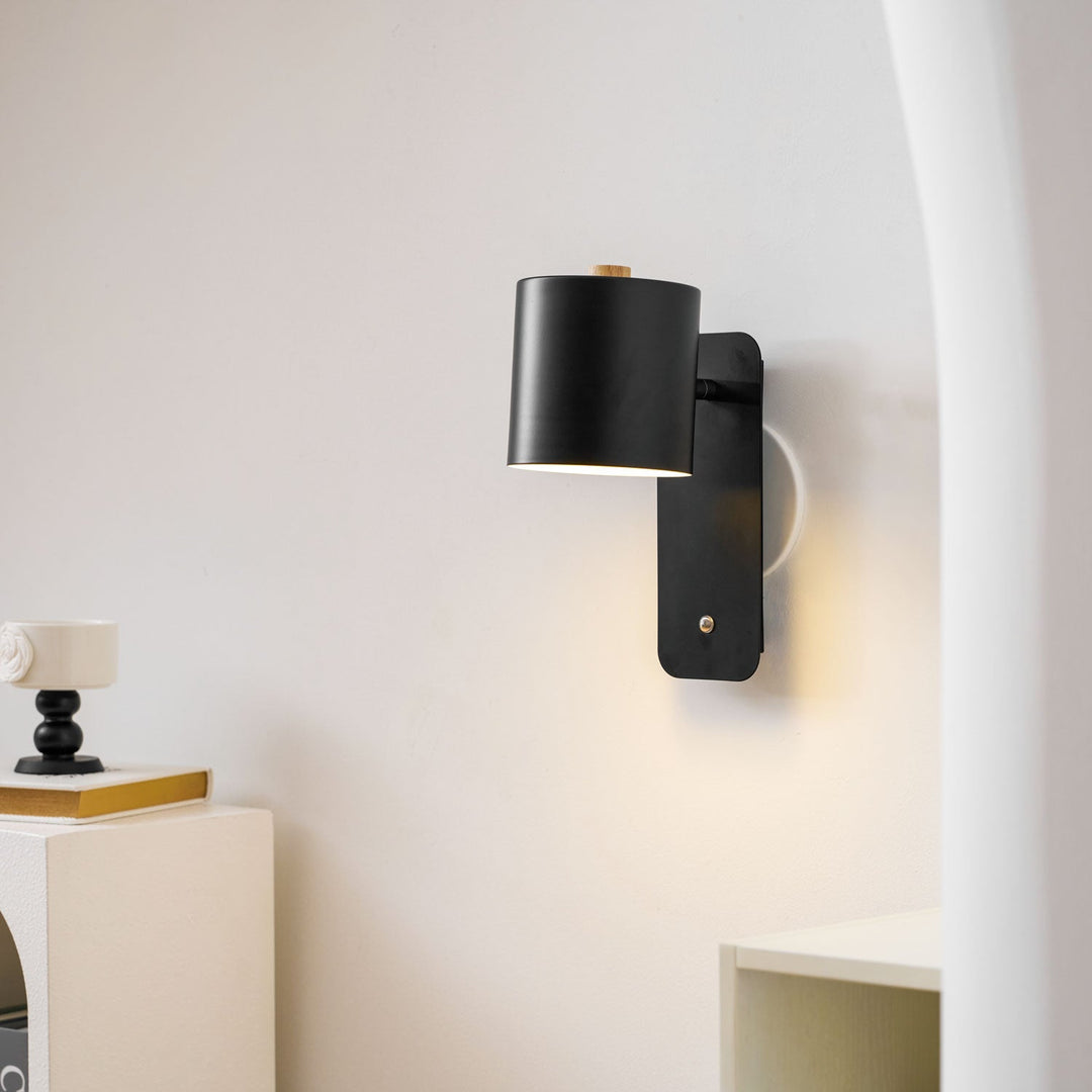 Obrotowa Lampa Ścienna Cylindryczna na Akumulator