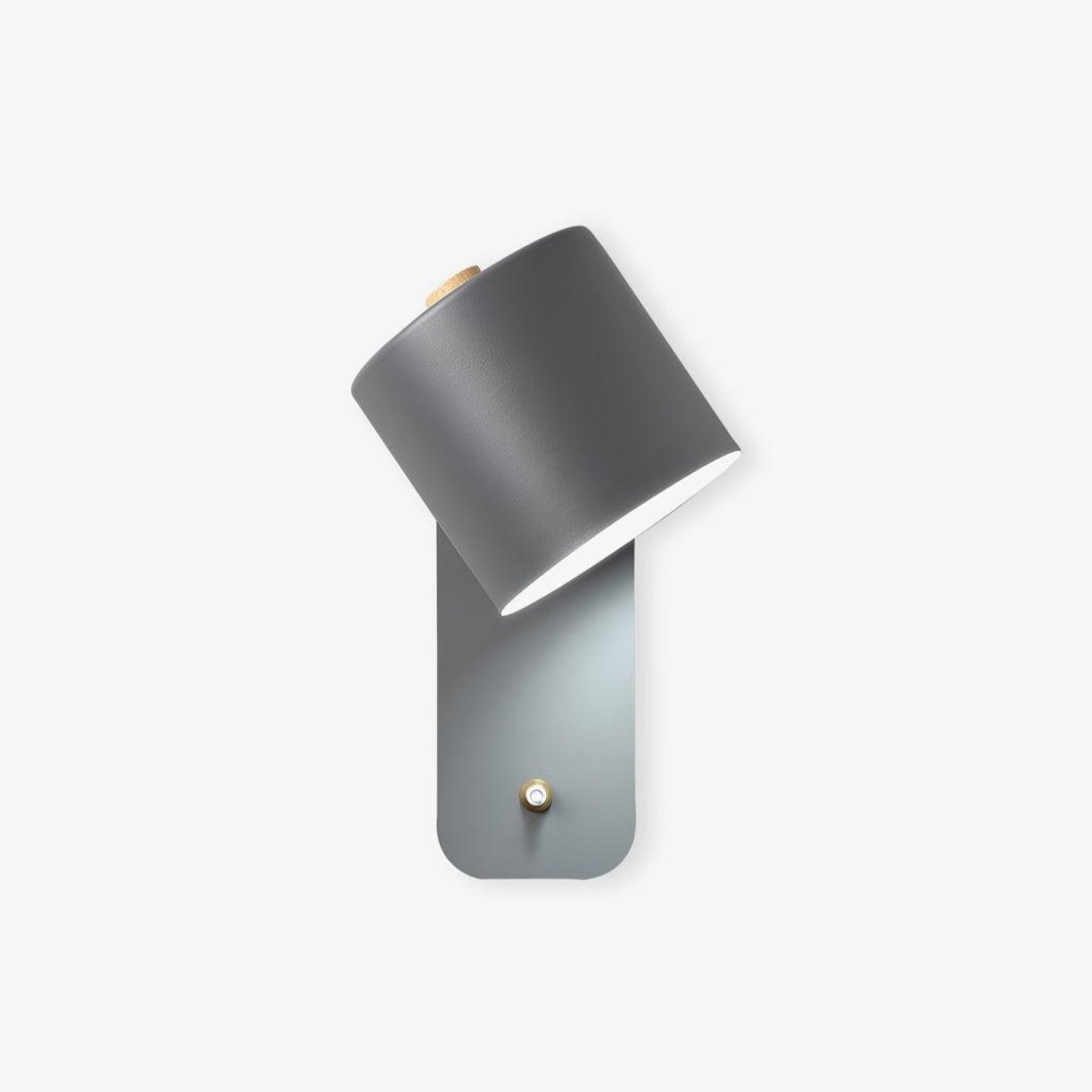 Obrotowa Lampa Ścienna w Kształcie Cylindra