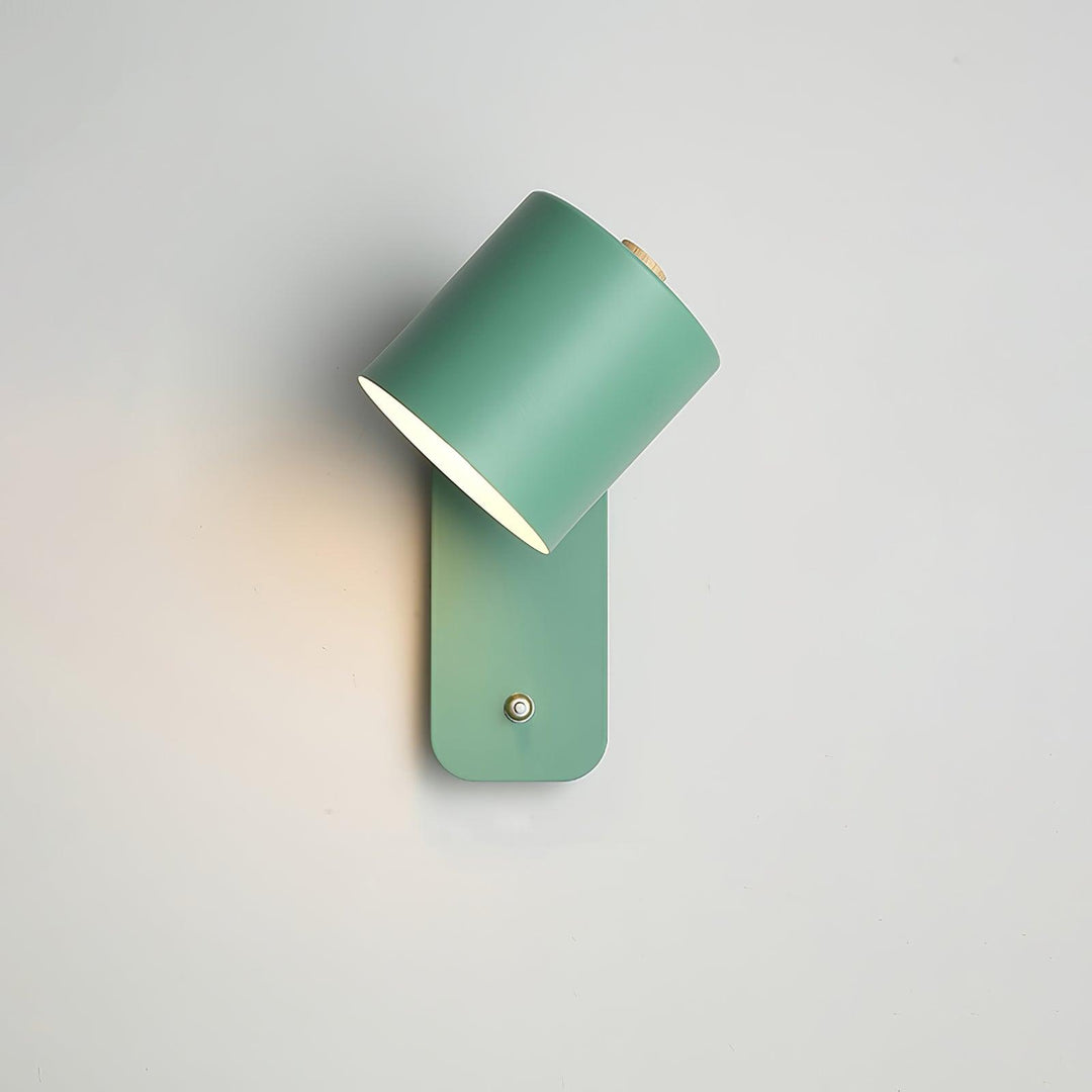 Obrotowa Lampa Ścienna w Kształcie Cylindra