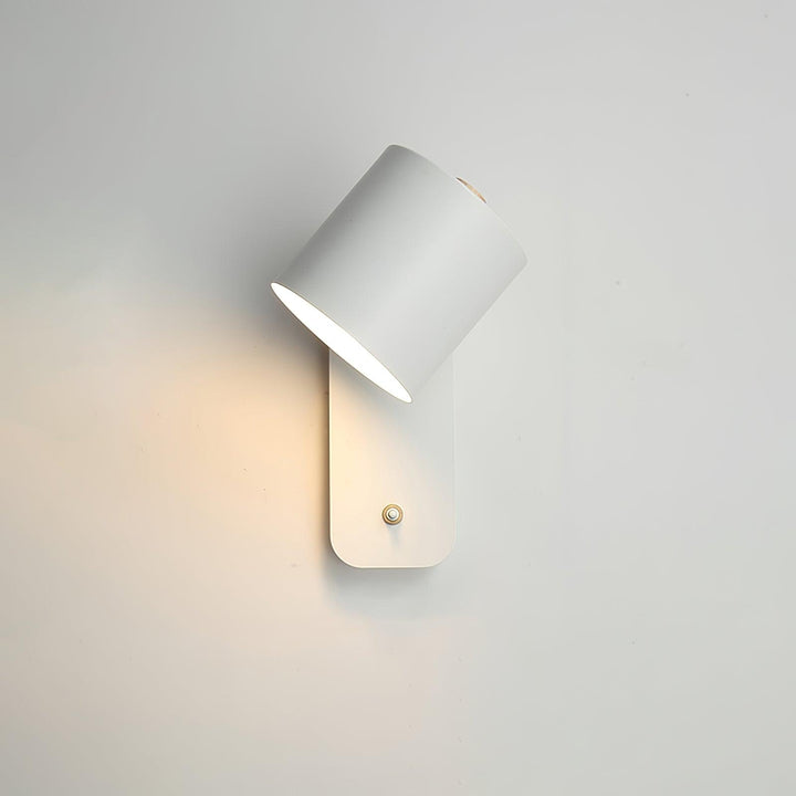 Obrotowa Lampa Ścienna w Kształcie Cylindra