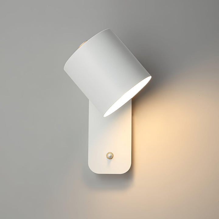 Obrotowa Lampa Ścienna w Kształcie Cylindra