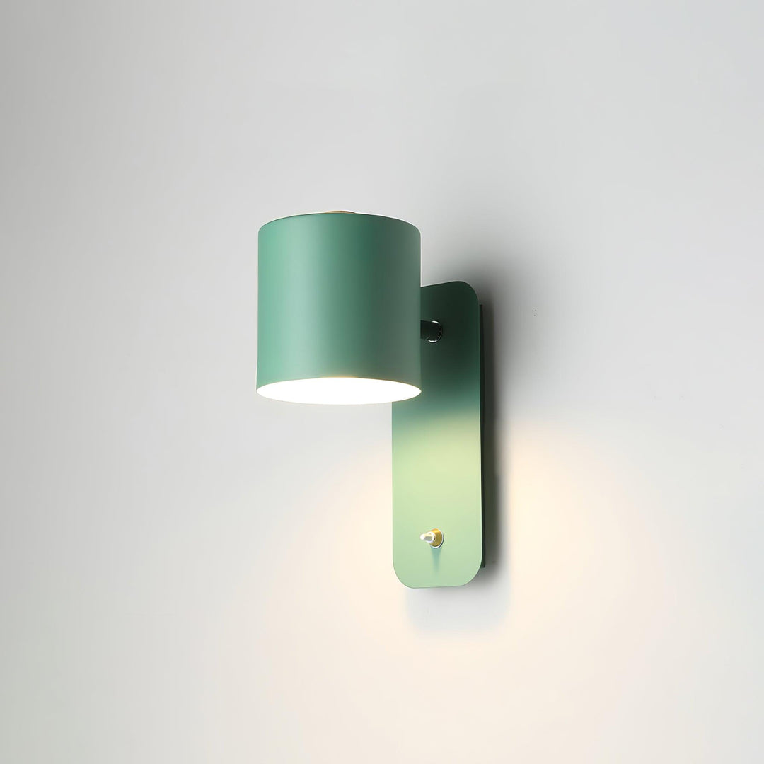 Obrotowa Lampa Ścienna w Kształcie Cylindra