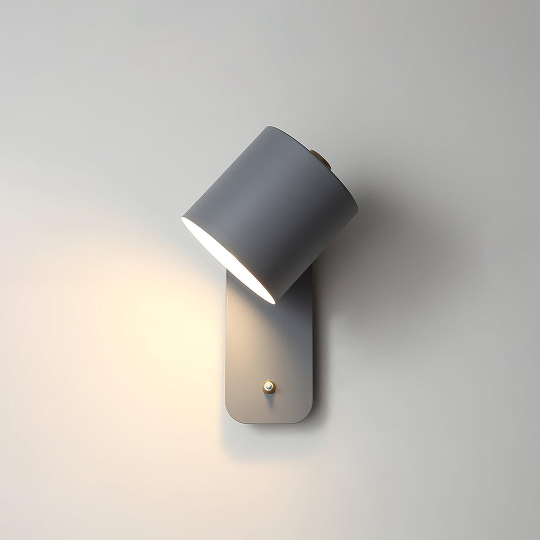 Obrotowa Lampa Ścienna w Kształcie Cylindra