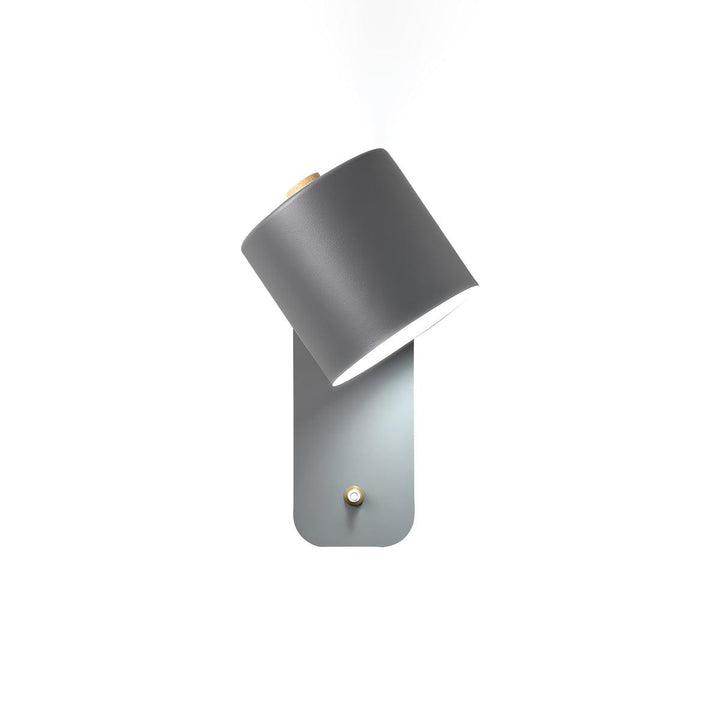 Obrotowa Lampa Ścienna w Kształcie Cylindra