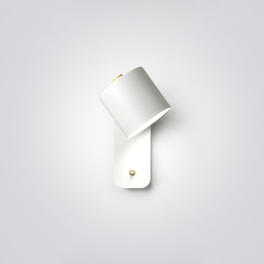 Obrotowa Lampa Ścienna w Kształcie Cylindra