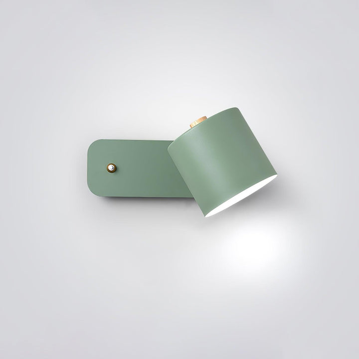 Obrotowa Lampa Ścienna w Kształcie Cylindra