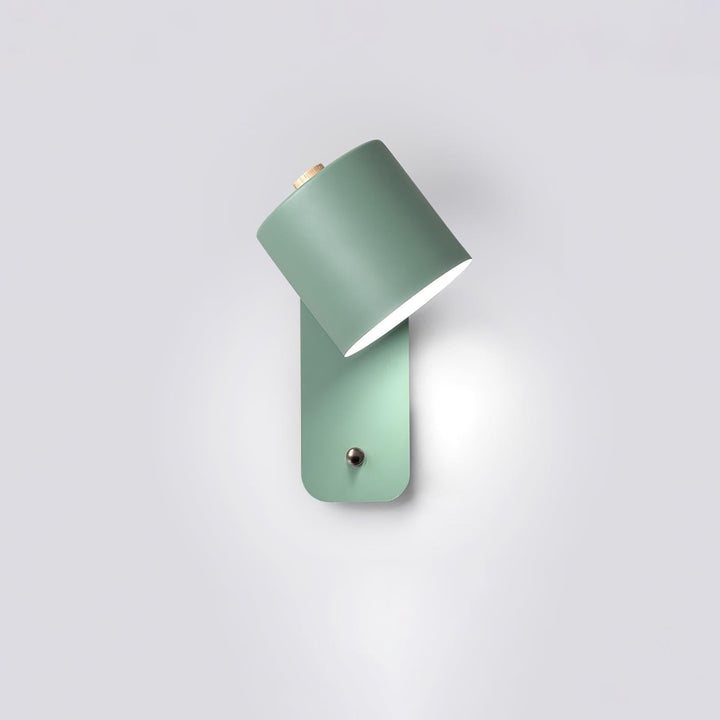 Obrotowa Lampa Ścienna Cylindryczna na Akumulator
