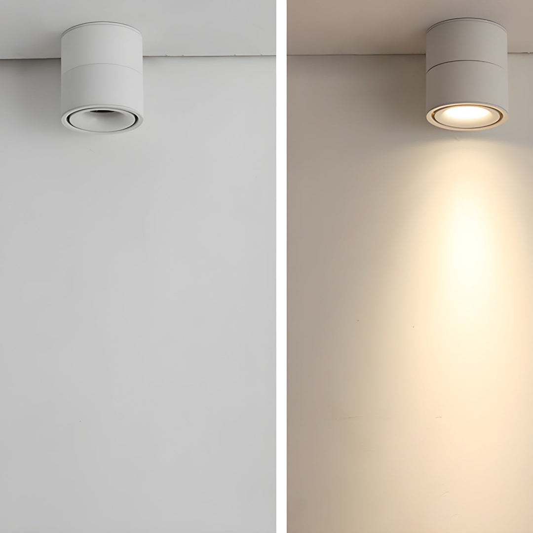 Obrotowa Lampa Sufitowa z Reflektorem