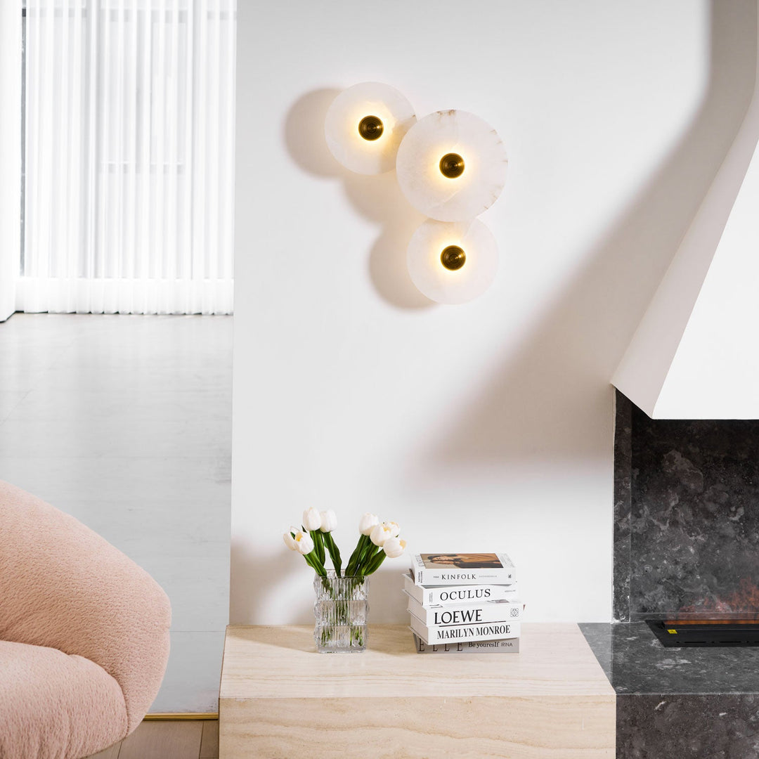 Lampa Ścienna Nayra Alabaster