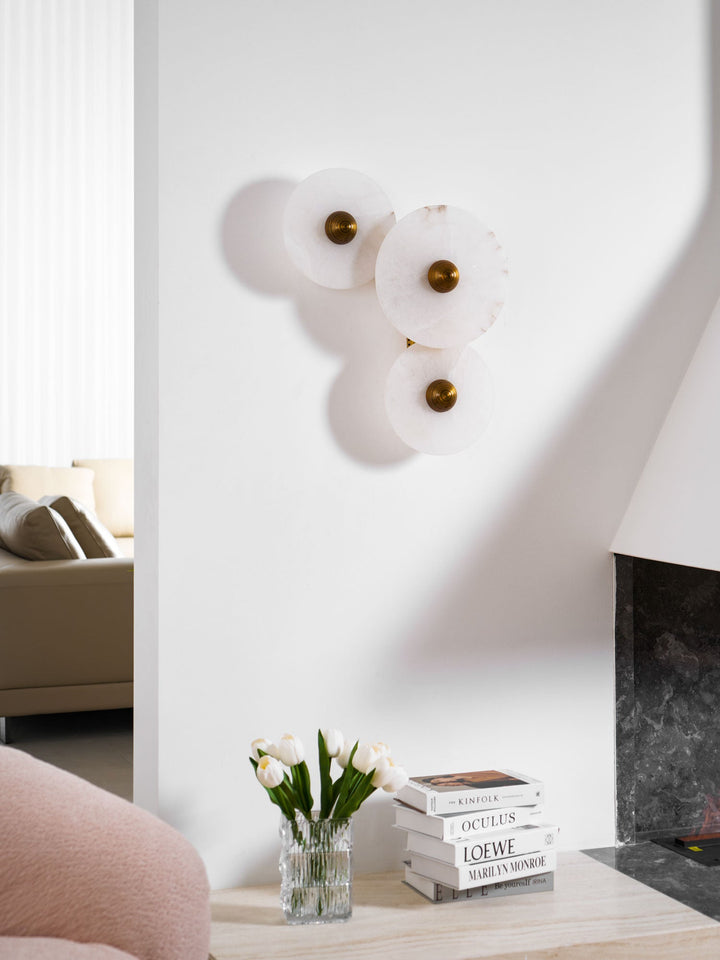 Lampa Ścienna Nayra Alabaster