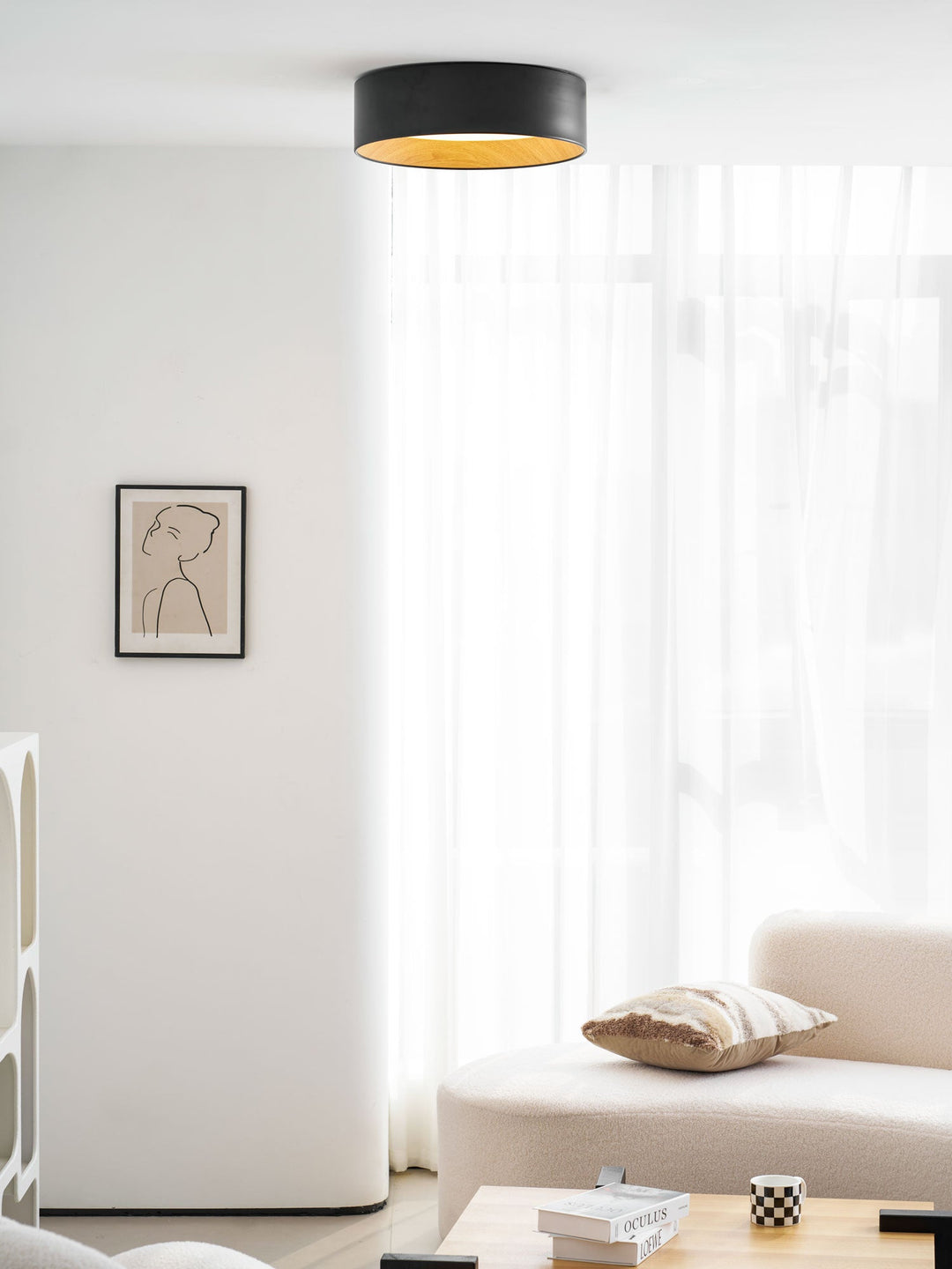 Okrągła Lampa Sufitowa