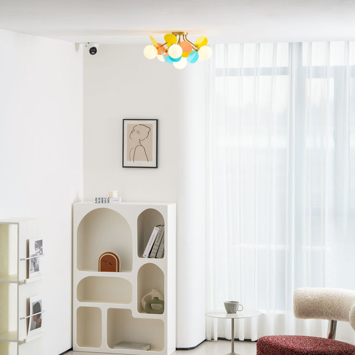 Okrągła Lampa sufitowa Macaron