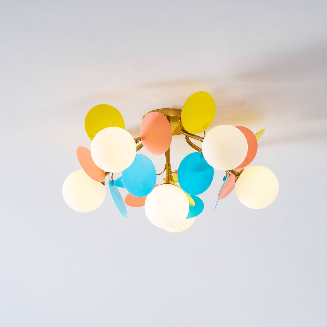 Okrągła Lampa sufitowa Macaron