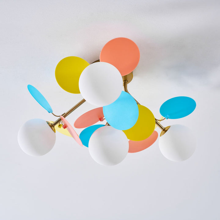 Okrągła Lampa sufitowa Macaron