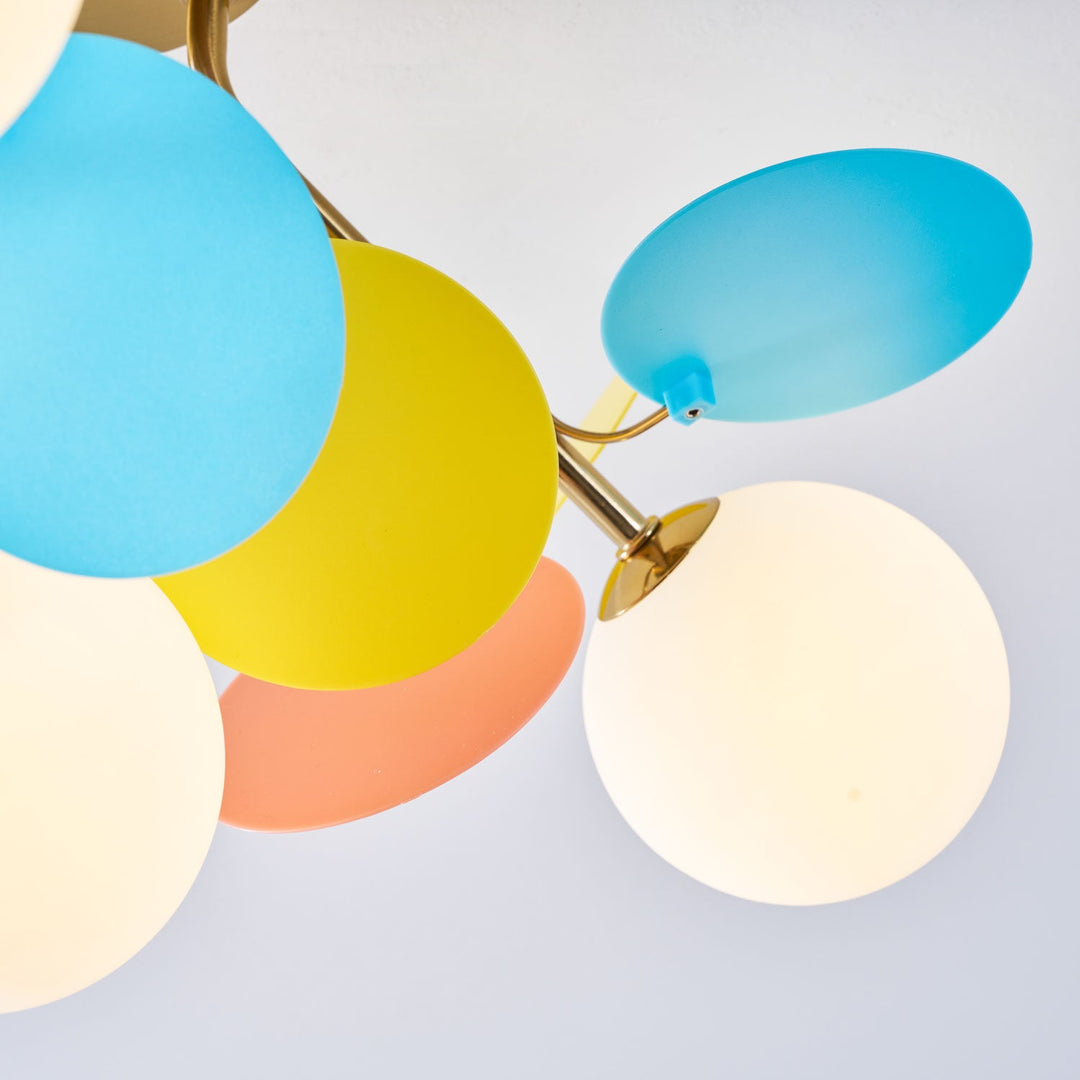 Okrągła Lampa sufitowa Macaron