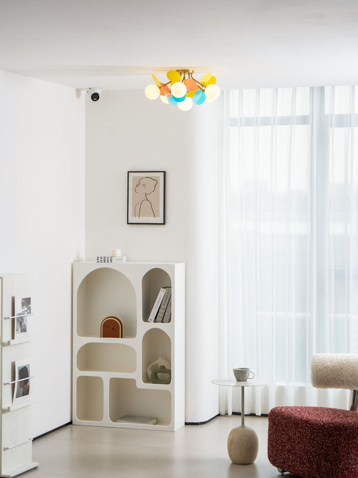 Okrągła Lampa sufitowa Macaron