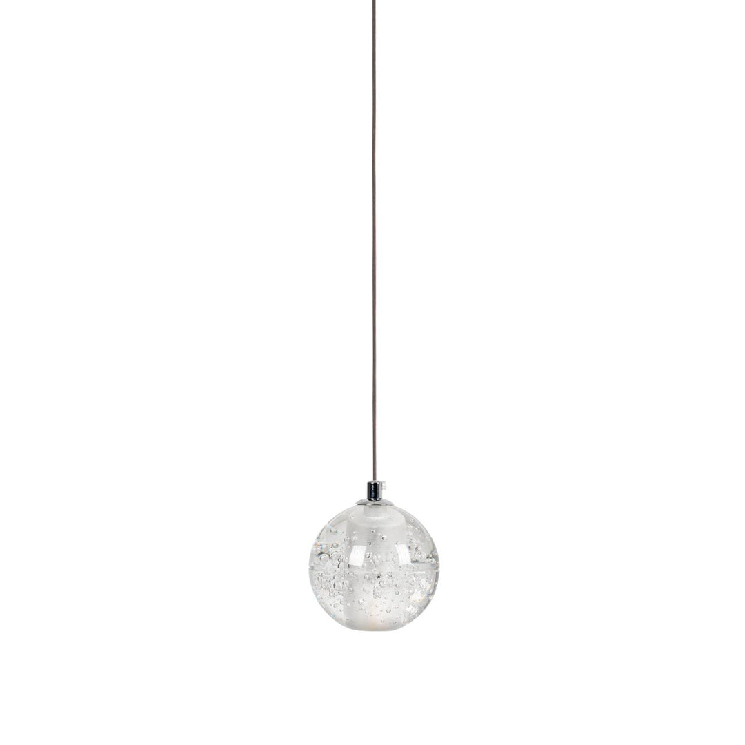 Lampa wisząca z kryształowymi kulkami