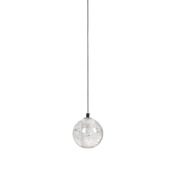 Lampa wisząca z kryształowymi kulkami