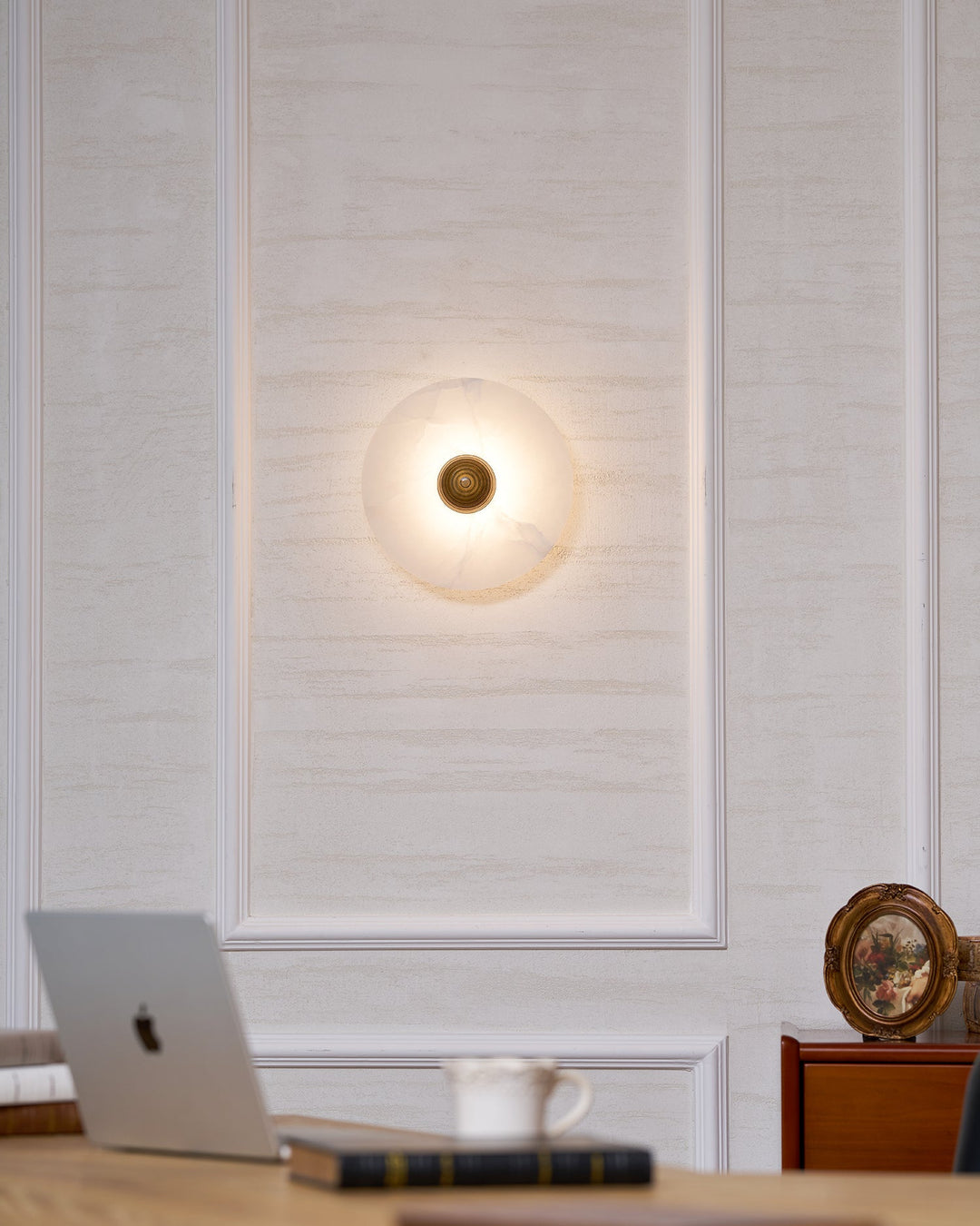Lampa Ścienna Nayra Alabaster